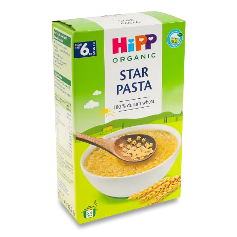 Вироби макаронні Hipp «Зірочки» дитячі органічні