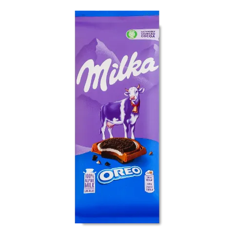 Шоколад мол Milka с начин вкус ваниль-печенье Oreo