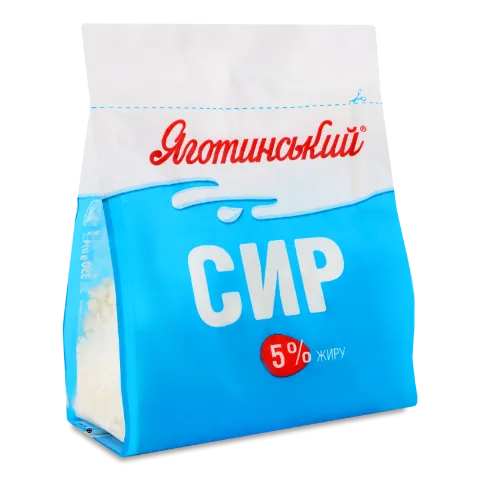 Сир кисломолочний «Яготинський» 5%