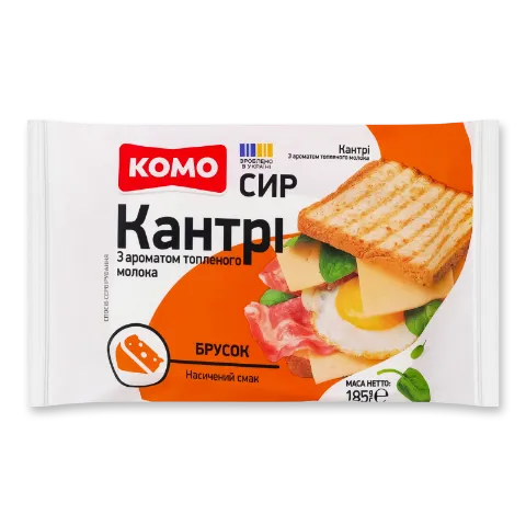Сир Комо Кантрі топлене молоко 50%