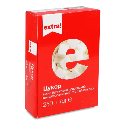 Сахар Extra! белый пресованный быстрорастворимый