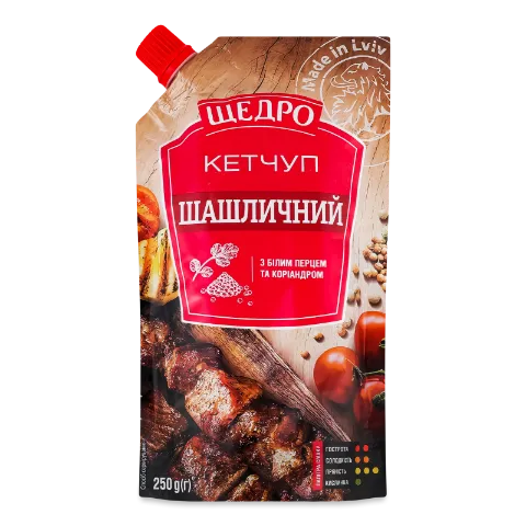 Кетчуп Щедро Шашлычный д/п
