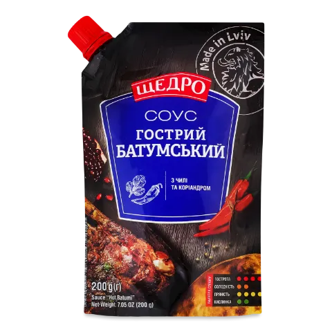 Соус Щедро Батумский острый д/п