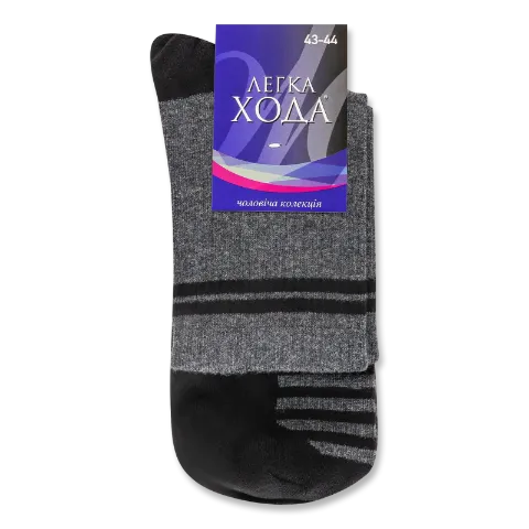 Носки мужские Легка Хода 6334 метал м/чер р29