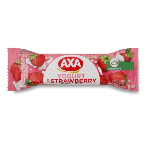 Батончик AXA вкус йогурта с клубникой