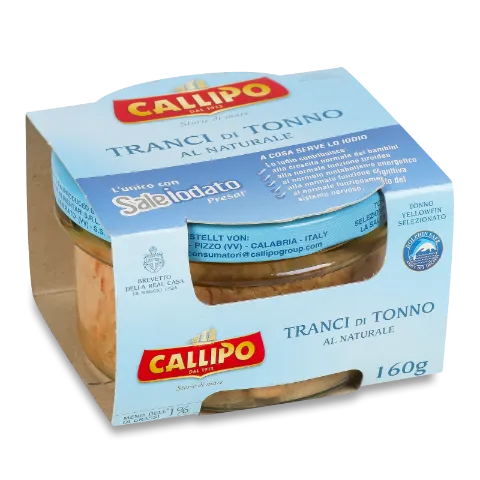 Тунец Callipo кусочками в собственном соку