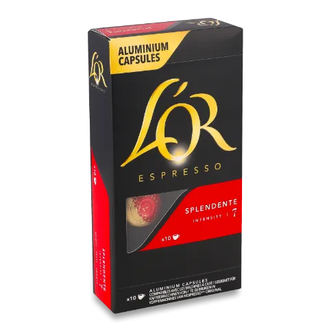 Кава мелена L'OR Espresso Splendente смажена в капсулах