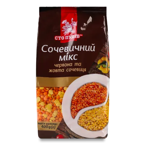 Сочевичний мікс «Сто пудів» «Червона та жовта»