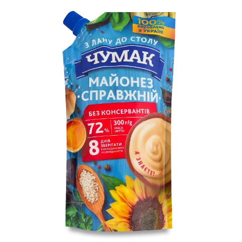 Майонез «Чумак» «Справжній» 72%
