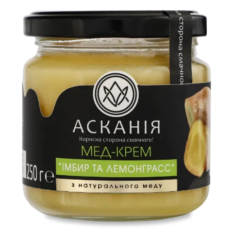 Крем-мед «Асканія» Імбир та лемонграсс