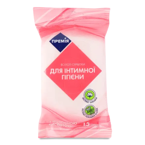 Салфетки влажные Премія для интимной гигиены