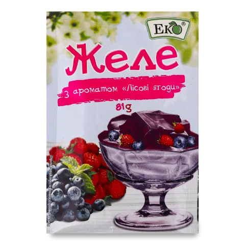 Желе «Еко» з ароматом лісових ягід
