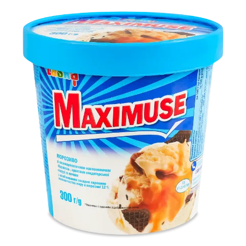 Морозиво Laska Maxsimuse, відро