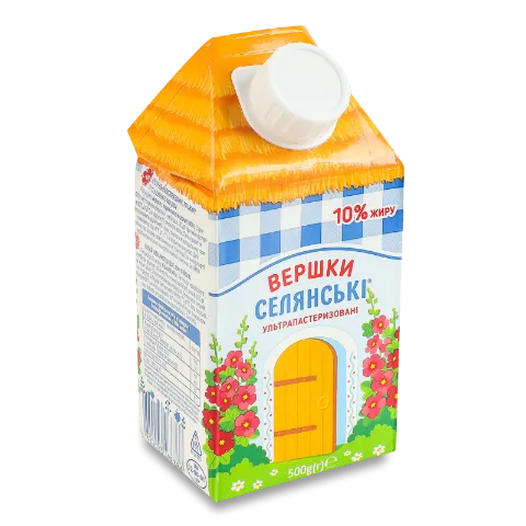 Вершки «Селянські» ультрапастеризовані 10%