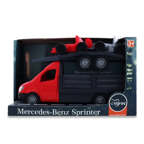 Іграшка Tigres MerBenz Sprinter бортов з лафет чер