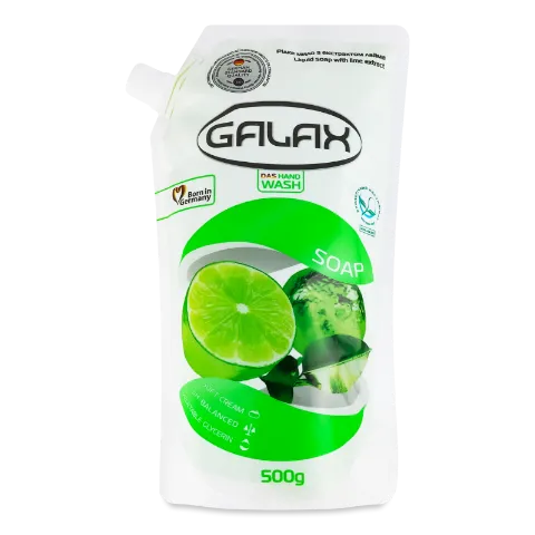 Мыло жидкое Galax с экстрактом лайма дойпак