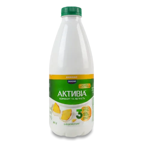 Біфідойогурт «Активіа» ананас питний 1,5%