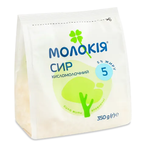 Сир кисломолочний «Молокія» 5%