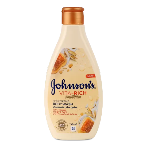 Гель д/д Johnson's VitaRich Смузи йогурт-овес-мед