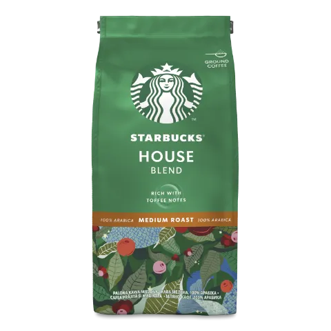 Кофе молотый Starbucks House Blend натур жареный