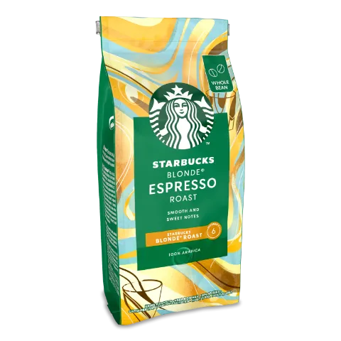 Кофе зерно Starbucks EspresRoastBlonde натур жарен