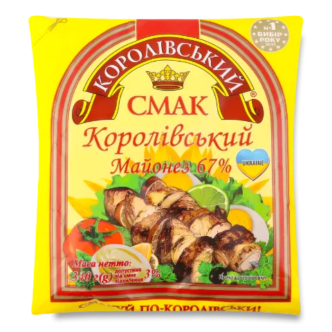 Майонез «Королівський смак» «Королівський» 67%