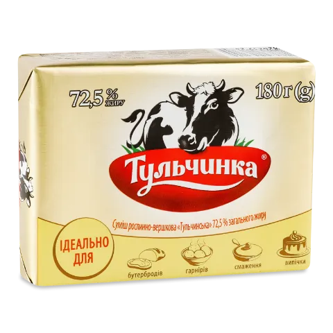 Суміш рослинно-вершкова «Тульчинка» 72,5%
