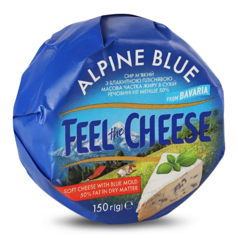 Сыр Feel the Cheese Alpine Blu 50% кор/мол