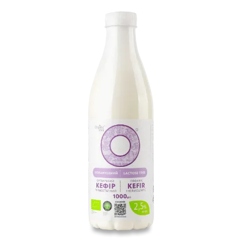 Кефір Organic Milk безлактозний органічний 2,5%