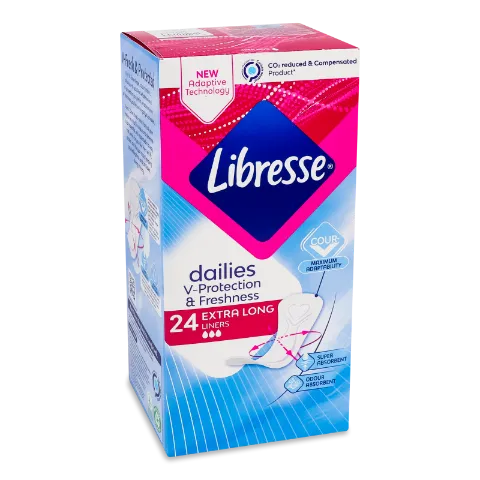 Прокладки гигиен Libresse Dailies Fresh Extra Long