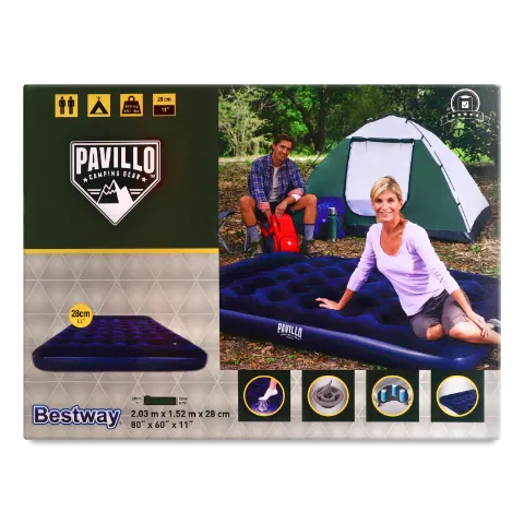 Матрас надувн Bestway Airbed Queen помп 203х152х28
