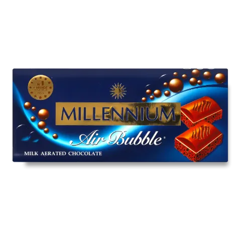 Шоколад Millennium молочний пористий
