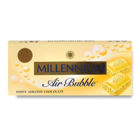 Шоколад Millennium білий пористий