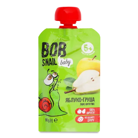 Пюре Bob Snail яблоко-груша