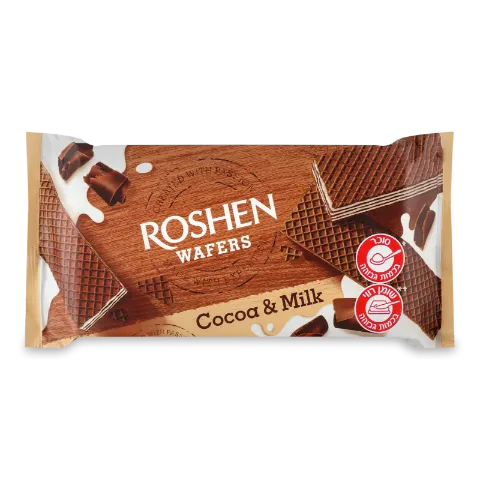 Вафлі Roshen Wafers какао-молоко