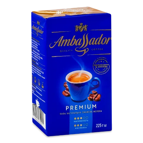 Кофе молотый Ambassador Premium