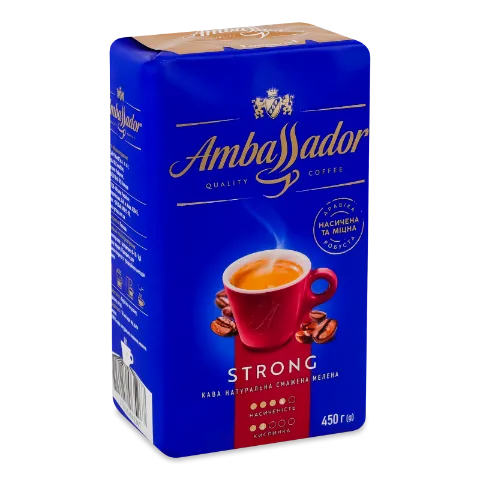 Кофе молотый Ambassador Strong