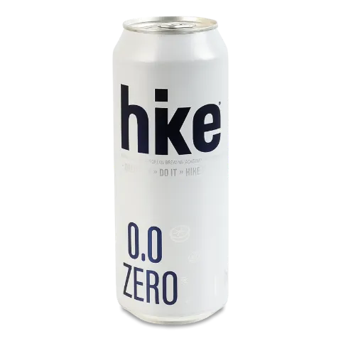 Пиво Hike Zero 0.0 світле безалкогольне з/б