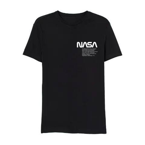 Футболка муж Sol's Imperial 190 Nasa Worm н.черн M