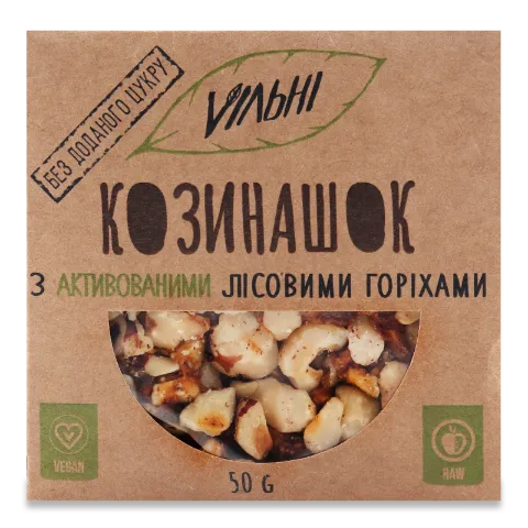 Козинаки Vilni з активованим лісовим горіхом