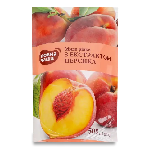 Мило Повна Чаша з екстрактом персика рідке