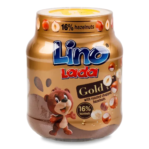 Паста Lino Lada Gold ореховая с какао и фундуком