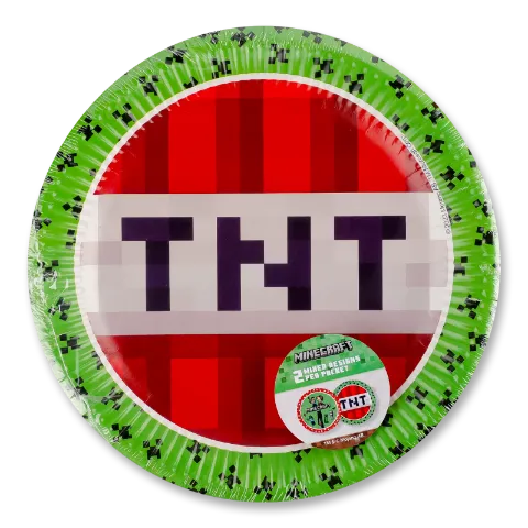 Тарілки паперові Minecraft 23см