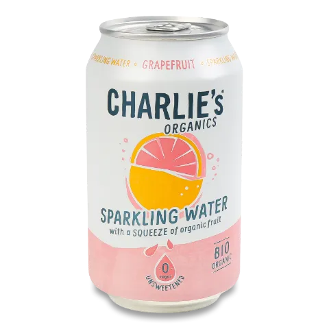 Вода минеральная Charlie's с соком грейпфрута ж/б
