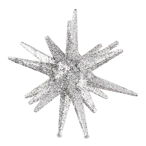 Украшение елочное Рождественская звезда ассорт D`1