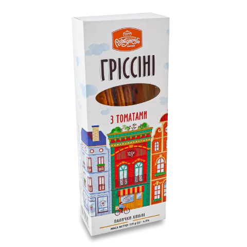 Гріссіні «Рум'янець» з томатами