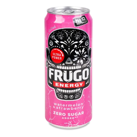 Напиток энергетический Frugo WildPunch Pink б/а жб