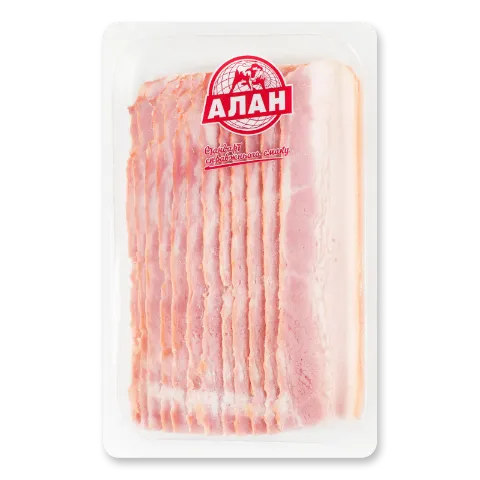 Грудинка Алан копченая в/с нарезка