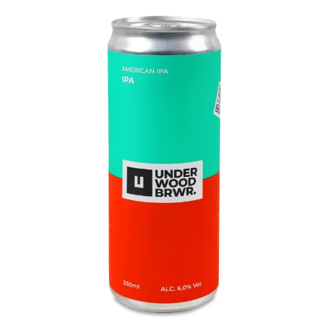 Пиво Underwood Brewery IPA светлое н/ф ж/б