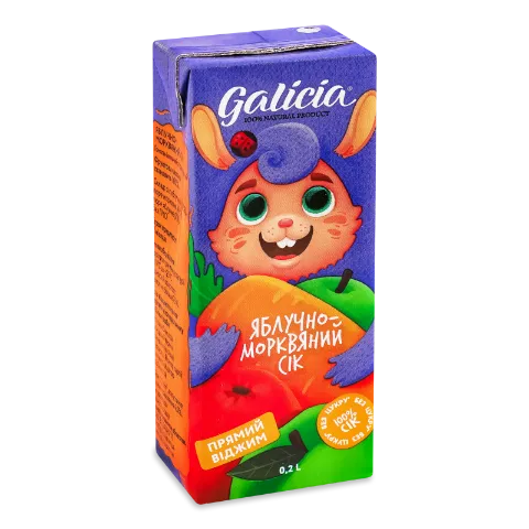 Сік Galicia яблучно-морквяний